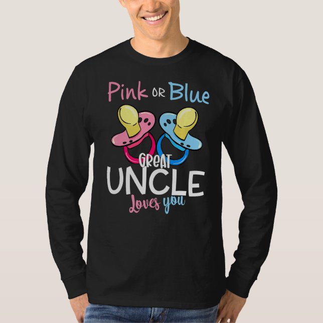 Rosa oder blaue Lieben, die Sie Geschlecht zeigen  T-Shirt (Vorderseite)