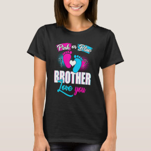 Rosa oder blaue Lieben, die Sie Geschlecht zeigen T-Shirt