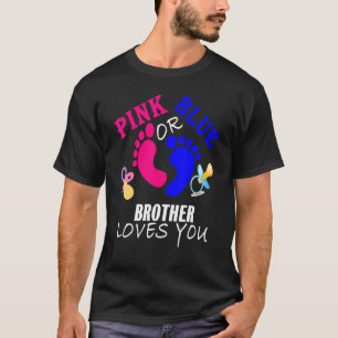 Rosa oder blaue Lieben, die Sie Geschlecht zeigen T-Shirt