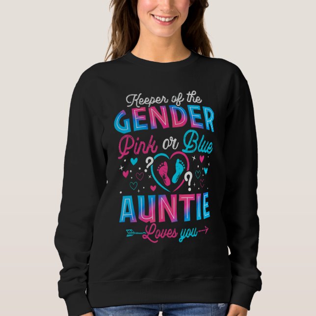 Rosa oder blaue Lieben Sie Geschlecht zeigen Niedl Sweatshirt (Vorderseite)