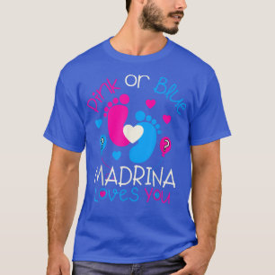 Rosa oder blaue Madrina Lieben YouBaby Gender Reve T-Shirt