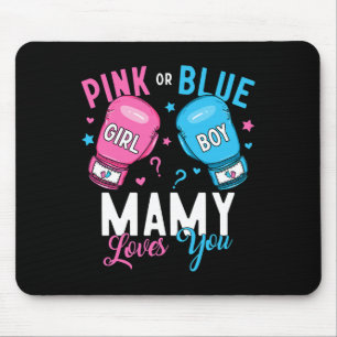 Rosa oder blaue Mamy-Lieben, die Sie beim Boxen de Mousepad