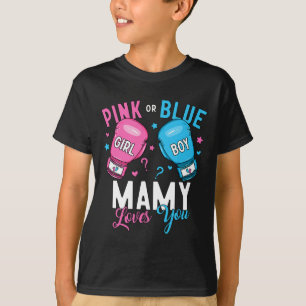 Rosa oder blaue Mamy-Lieben, die Sie beim Boxen de T-Shirt