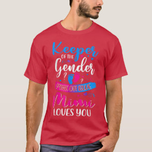 Rosa oder blaue Mimi-Lieben Sie bewahren die Gende T-Shirt