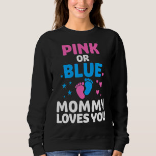 Rosa oder blaue Mommy-Lieben, die Sie Elefanten Ba Sweatshirt