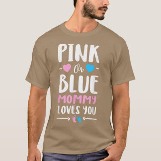 Rosa oder blaue Mommy-Lieben Sie Niedliches Geschl T-Shirt