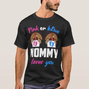 Rosa oder blaue Mummy-Lieben Ihr Geschlecht offenb T-Shirt