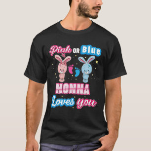 Rosa oder blaue Nonna Lieben Sie Geschlecht zeigen T-Shirt