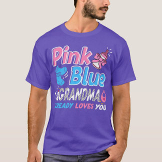 Rosa oder blaue Oma-Lieben, die Ihr Baby-Geschlech T-Shirt