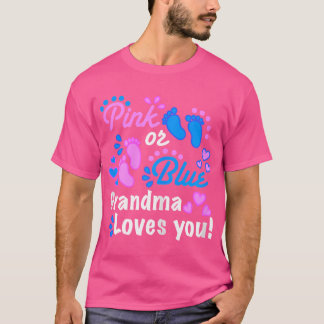 Rosa oder blaue Oma-Lieben Sie Geschlecht offenbar T-Shirt