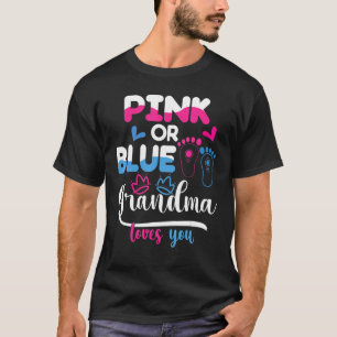 Rosa oder blaue Oma-Lieben Sie Geschlecht offenbar T-Shirt