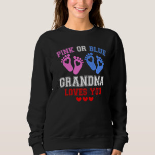 Rosa oder blaue Oma-Lieben Sie Geschlecht zeigen 1 Sweatshirt