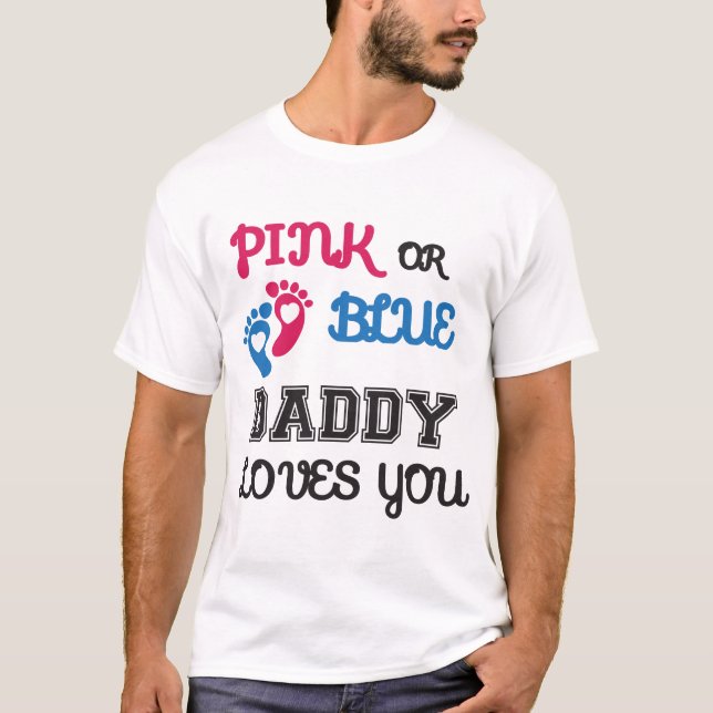Rosa oder blaue Papa-Lieben, Geschlechtsverkehr T-Shirt (Vorderseite)