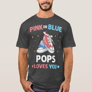 Rosa oder blaue Pop Lieben Sie Niedlich Grandpa Ba T-Shirt