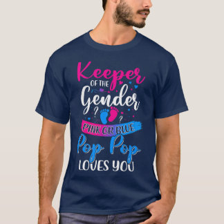 Rosa oder blaue Pop Pop Lieben Sie bewahren Geschl T-Shirt