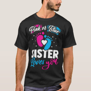 Rosa oder blaue Schwänze Lieben Ihr Baby Duschgesc T-Shirt