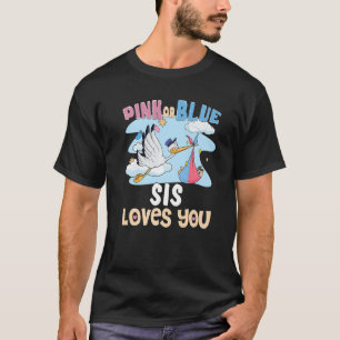 Rosa oder blaue Sis Lieben Die beste Schwester je  T-Shirt