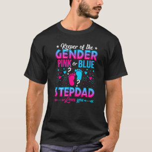 Rosa oder blaue Stepdad-Lieben Sie Geschlecht zeig T-Shirt