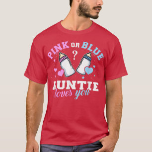Rosa oder blaue Tantchen Lieben Sie Geschlecht zei T-Shirt