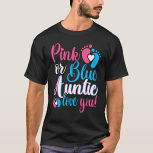 Rosa oder blaue Tantchen Lieben Sie Geschlecht zei T-Shirt