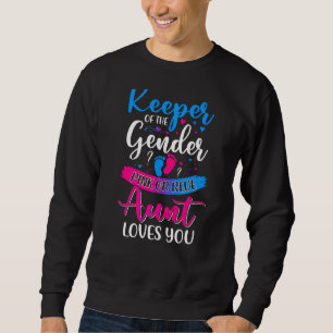 Rosa oder blaue Tante-Lieben Sie bewahren Geschlec Sweatshirt