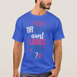 Rosa oder blaue Tante-Lieben T-Shirt