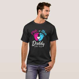 rosa oder blaue Vati-Lieben Sie Shirt