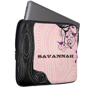 Rosa oder eine beliebige Farbe Holzkörnchen obere  Laptopschutzhülle