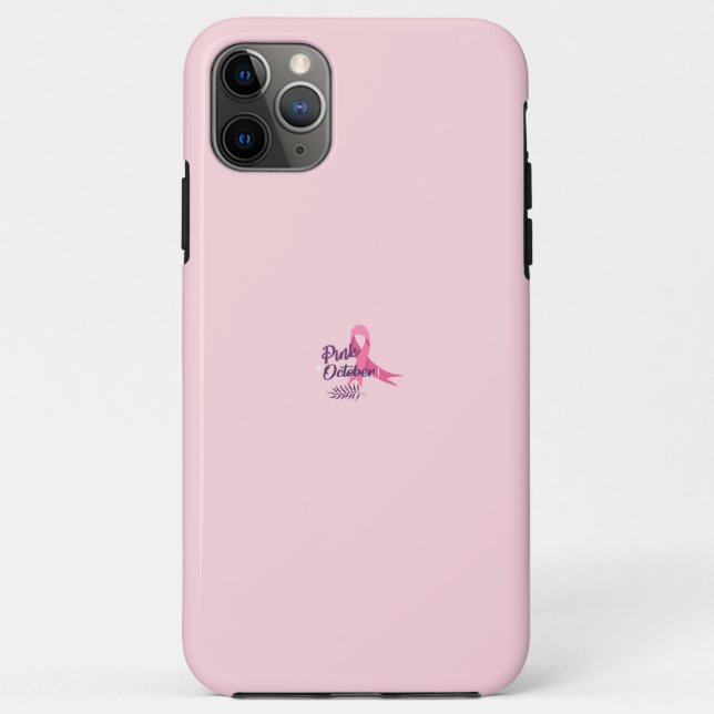 Rosa Oktober Case-Mate iPhone Hülle (Rückseite)
