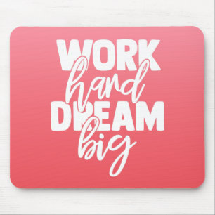 Rosa Ombre Arbeit harter Traum Big Mousepad