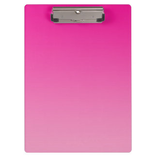 "Rosa Ombre" Klemmbrett