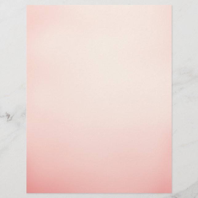 Rosa Ombre Letterhead Briefbogen (Vorderseite)