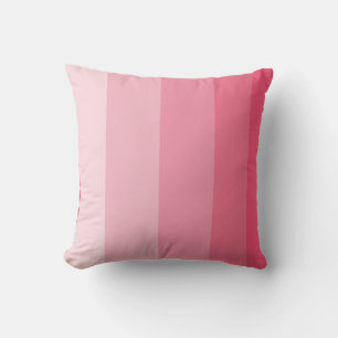 Rosa Ombre Stripe Kissen