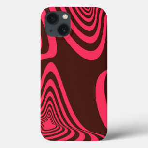 Rosa, optisch, trendy, coole abstrakte geometrisch Case-Mate iPhone hülle