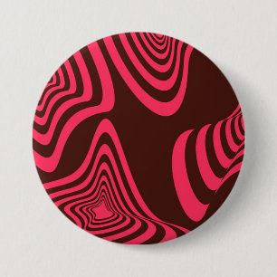 rosa, optisches, trendiges, cooles, abstraktes geo button