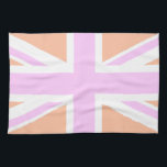 Rosa & Orange Flagge / Jack in der Union Geschirrtuch<br><div class="desc">NewParkLane - Fun Kitchen Handtuch,  mit der nationalen Flagge des Vereinigten Königreichs; die Union Jack in Rosa und Orange. Karo diese Auflistung für passende Elemente aus. Haben Sie spezielle persönliche Designwünsche? Kontaktieren Sie mich bitte!</div>