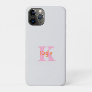 Rosa Orange Grau Graue Girly Moderne, benutzerdefi Case-Mate iPhone Hülle