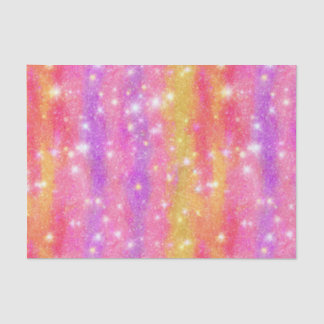 Rosa Orange Lila Glitter Glanz Muster Seidenpapier