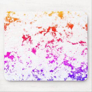 Rosa Orange Lila Marbella Paint Splash Abstrakt Mousepad