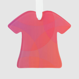 Rosa, orange, modern, einfach, cool, trendig ornament