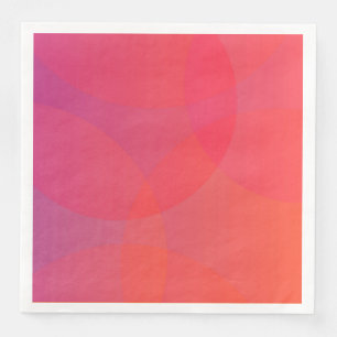 Rosa, orange, moderne, einfache, coole, trendy serviette