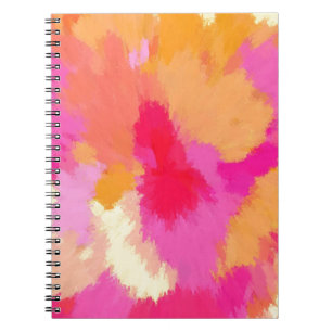 Rosa, orange und gelbe Farben Notizblock