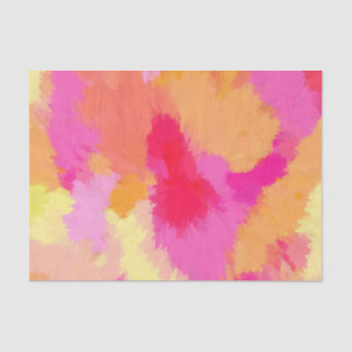 Rosa, orange und gelbe Farben Seidenpapier