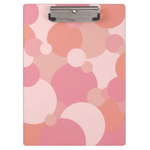 Rosa-orangefarbene Moleküle Zwischenablage