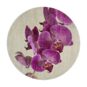 Rosa Orchid-Blume Schneidebrett