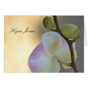 Rosa Orchid Expression Name Platzkarte