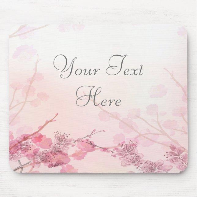 Rosa-Orchid-Hochzeit Mousepad (Vorne)