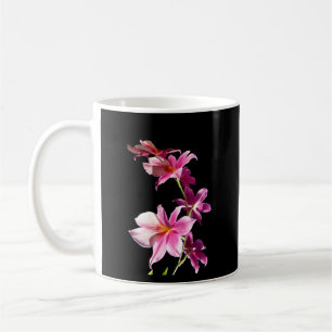 Rosa Orchidee Kaffeetasse
