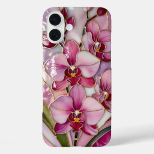 Rosa Orchideen Blumen Handyhülle Ästhetik iPhone 16 Plus Hülle