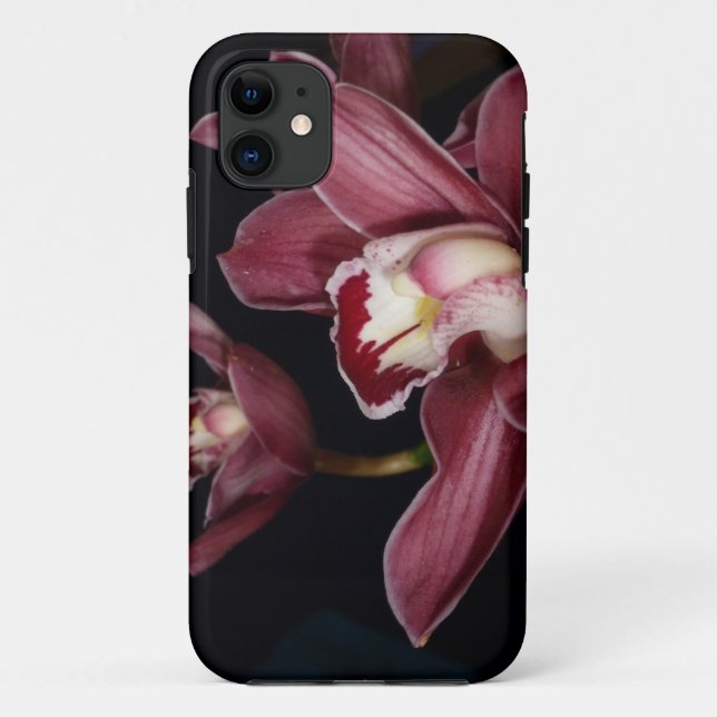 Rosa Orchideen-Blumen iPhone 5 Fall Case-Mate iPhone Hülle (Rückseite)